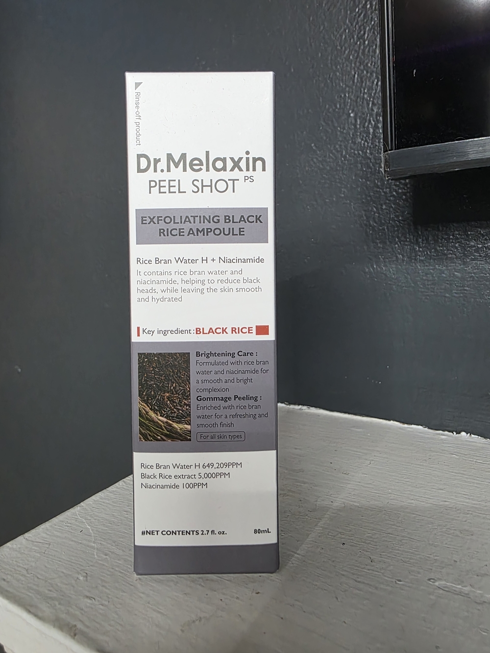 Peel Shot Exfoliating Black Rice Ampoule
